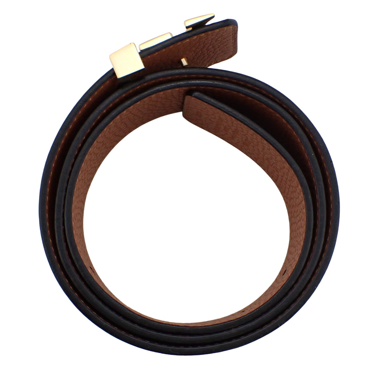 LV Initial 腰带 - 40毫米双面 85/34 Taurillon 小牛皮 黑色 M9151