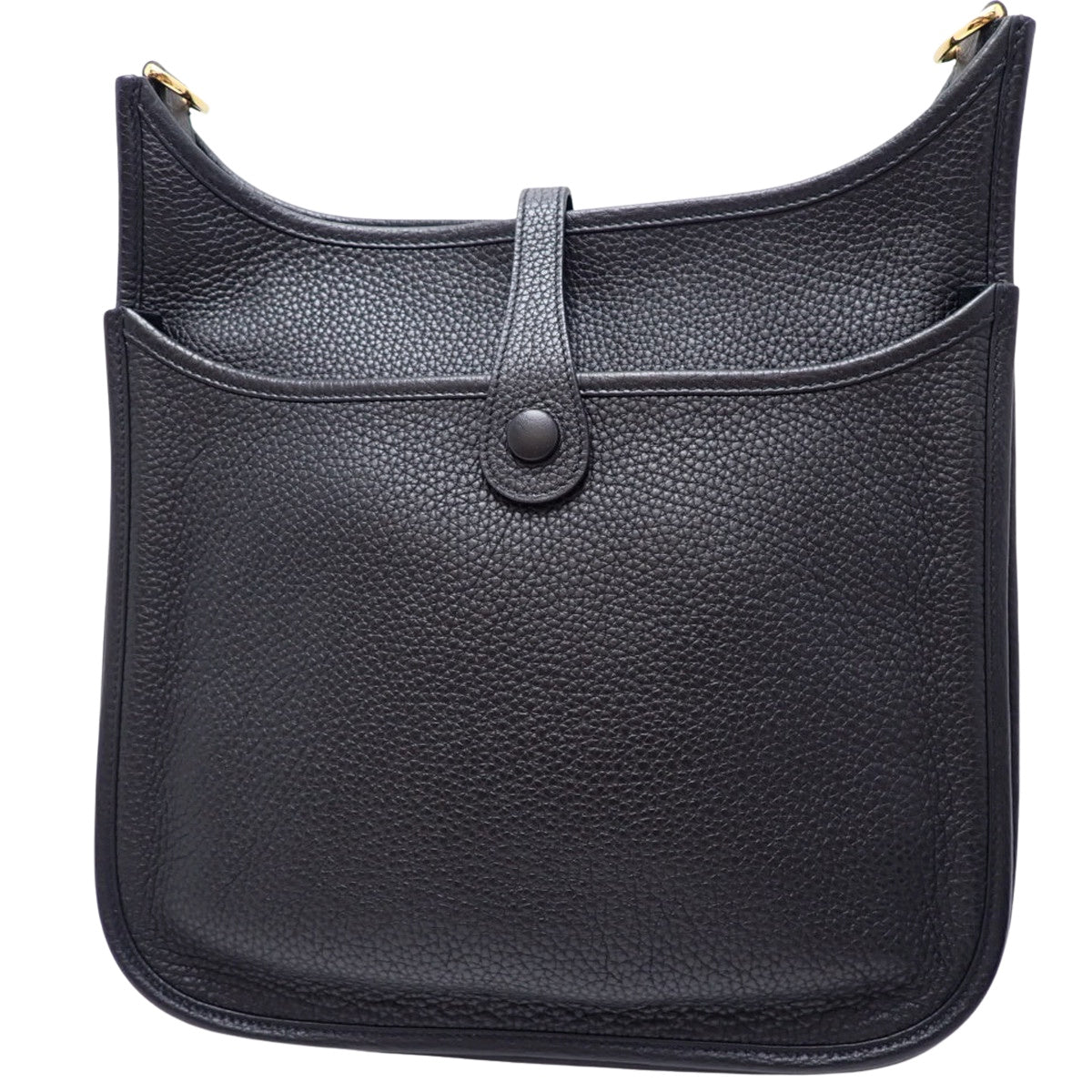 Evelyn 3GM Taurillon Clemence black leather with gold hardware and Z stamp