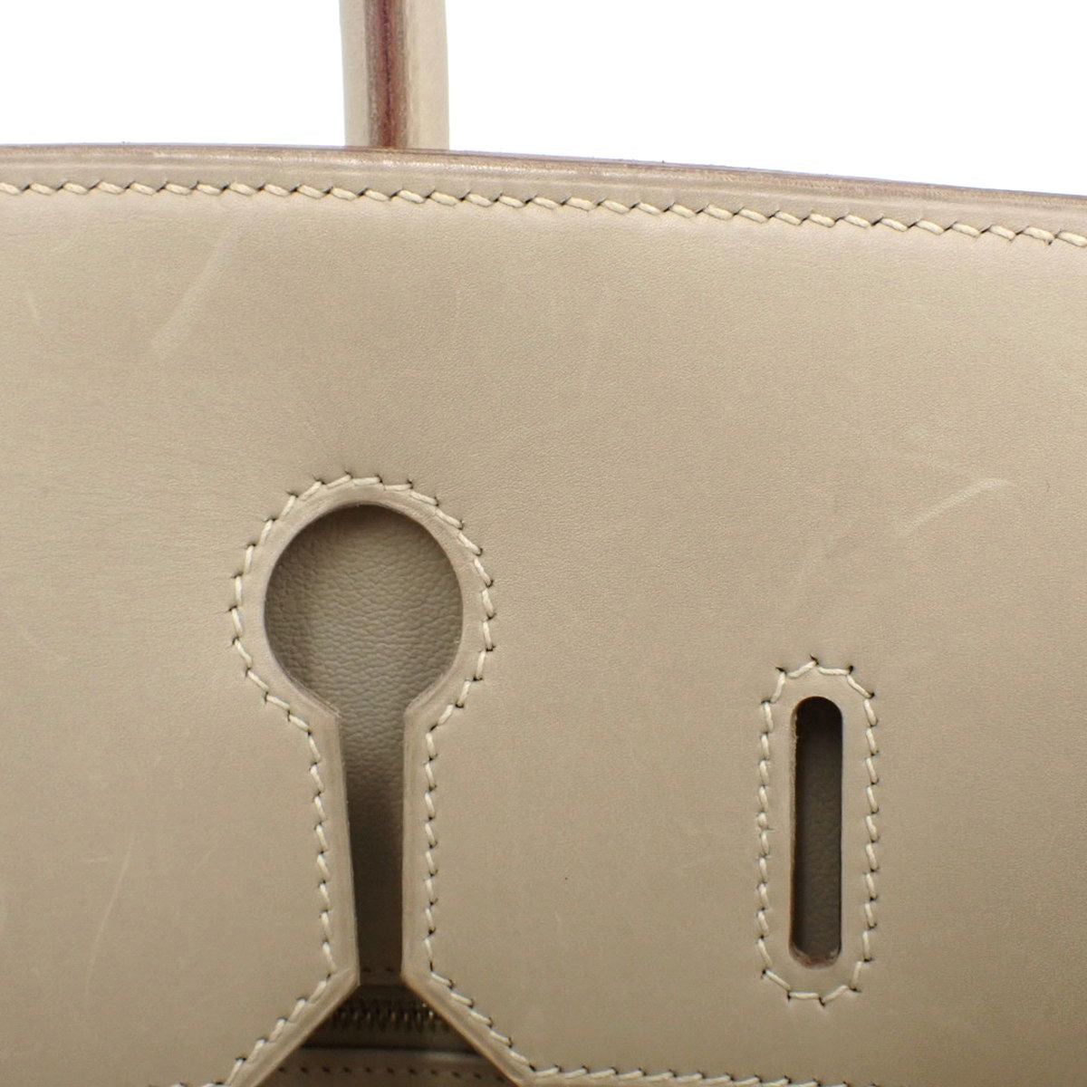 Birkin 35 Vibrato Box Calf Beige Multicolor Gold Hardware □E Stamp