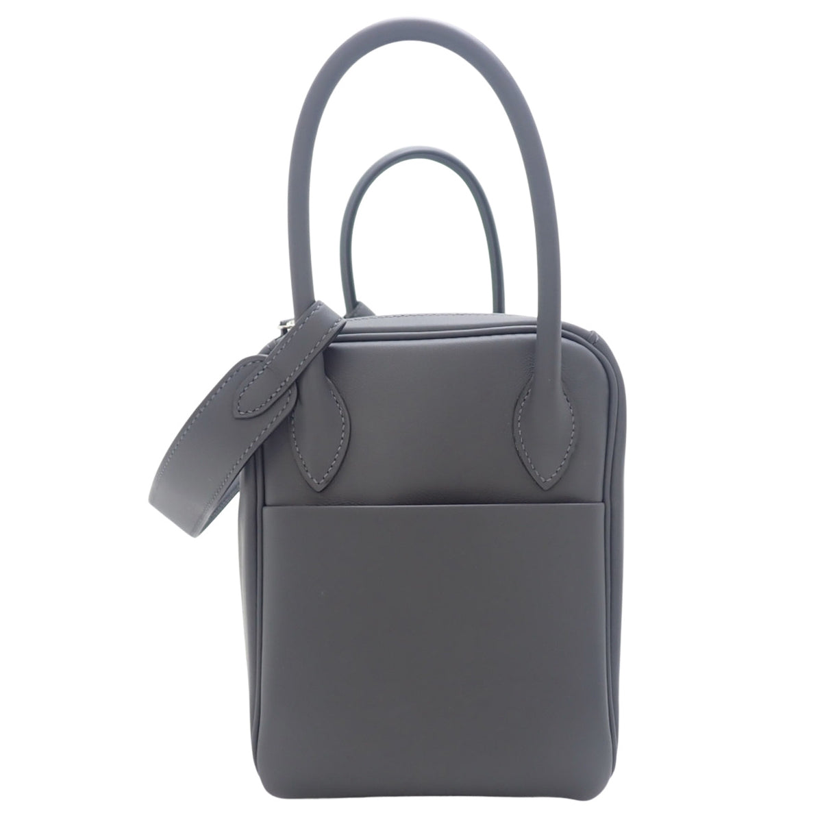Lindy Verso 26 Swift Ardoise Platinum with Silver Hardware, Double Stamp