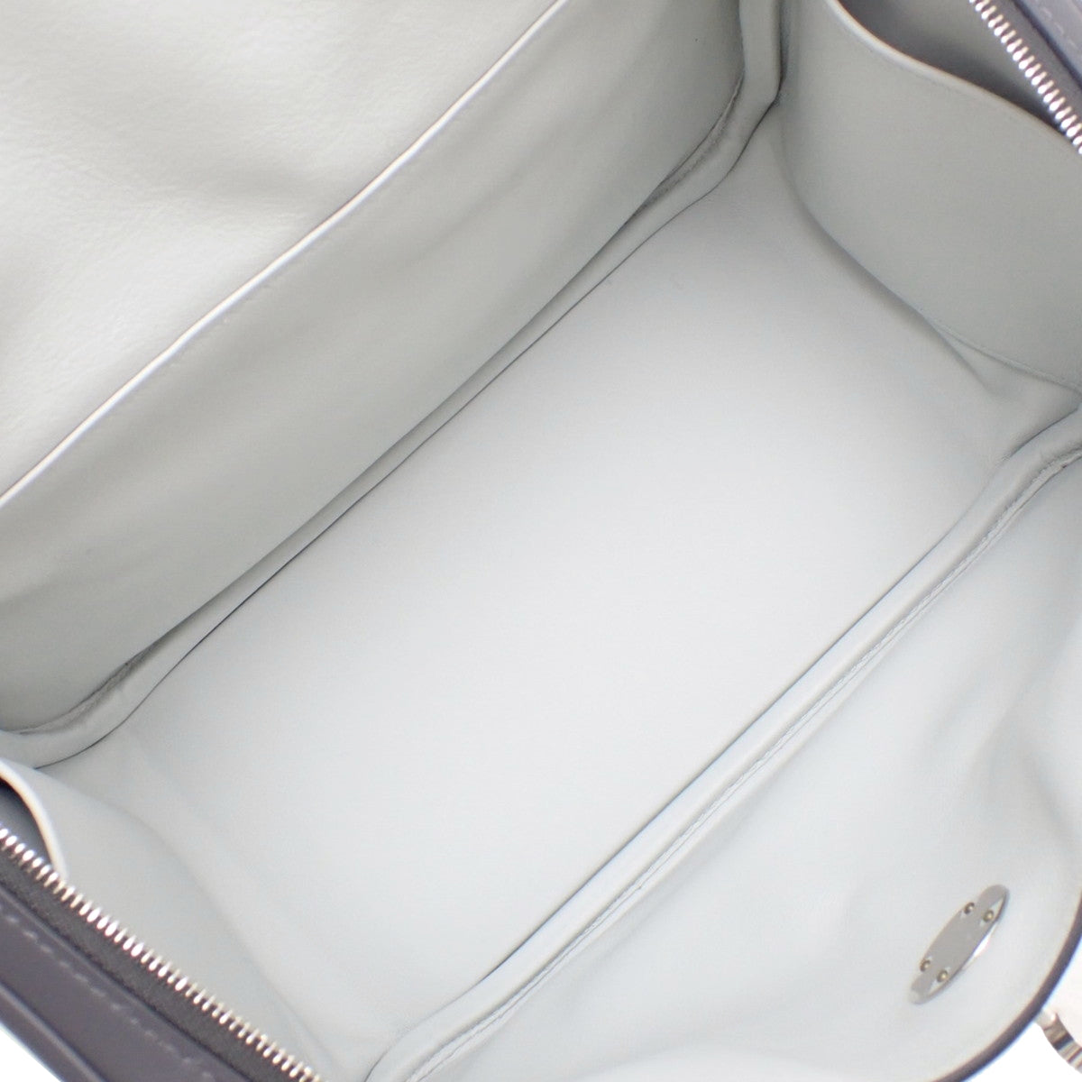 Lindy Verso 26 Swift Ardoise Platinum with Silver Hardware, Double Stamp