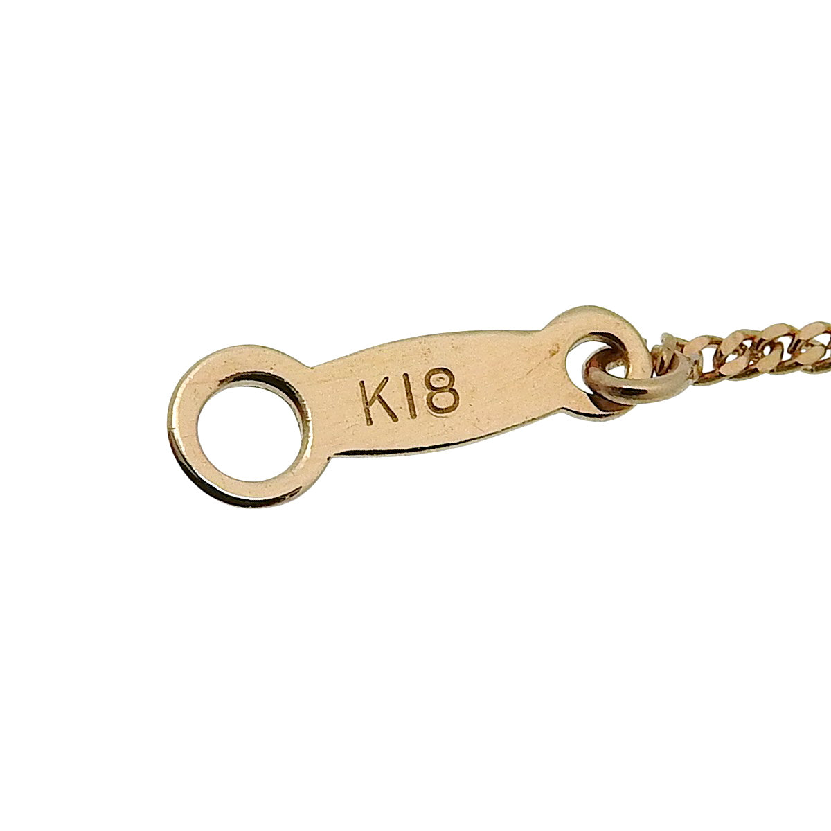 ダイヤ ネックレス D0.11 イエローゴールド K18YG 1.7g