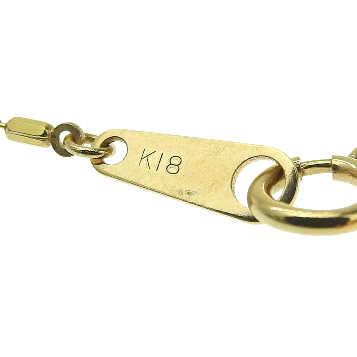 ドーナツ型 ダイヤモンド ネックレス D0.25 ピンクゴールド K18PG