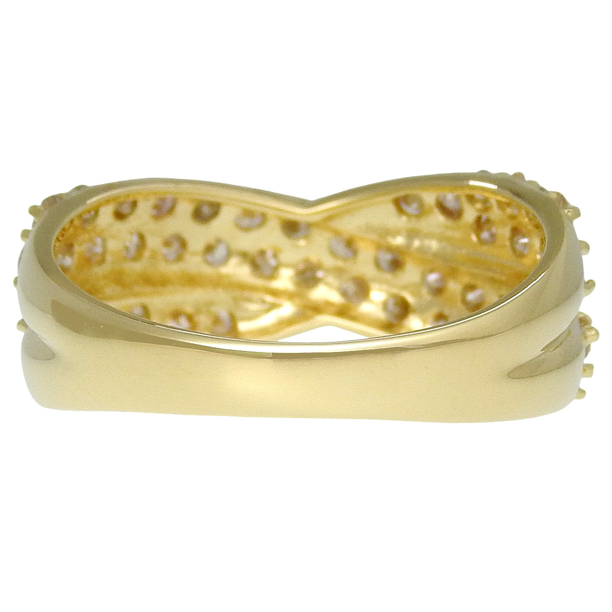 Diamond ring D1.00 Yellow gold K18YG 3.7g