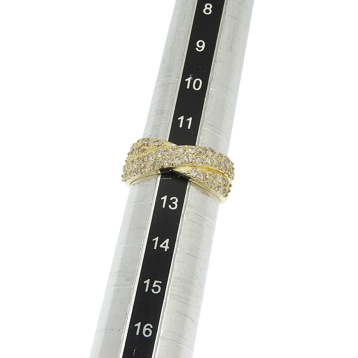 Diamond ring D1.00 Yellow gold K18YG 3.7g