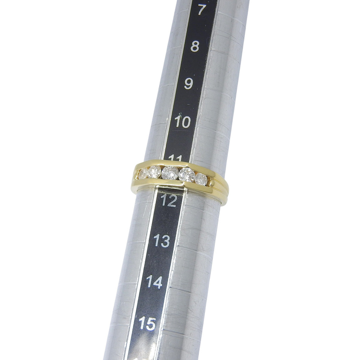 5PD ダイヤモンド リング D0.51 イエローゴールド K18YG 3.5g