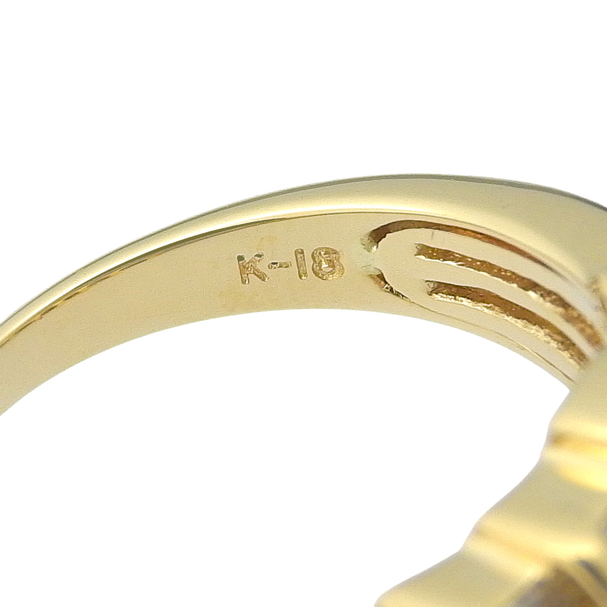 ダイヤモンド リング D1.00 イエローゴールド K18YG 7.3g