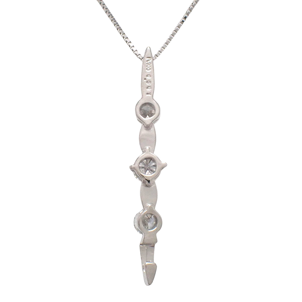 ダイヤモンド 2WAY ネックレス D0.507 プラチナ Pt850 Pt900 3.7g