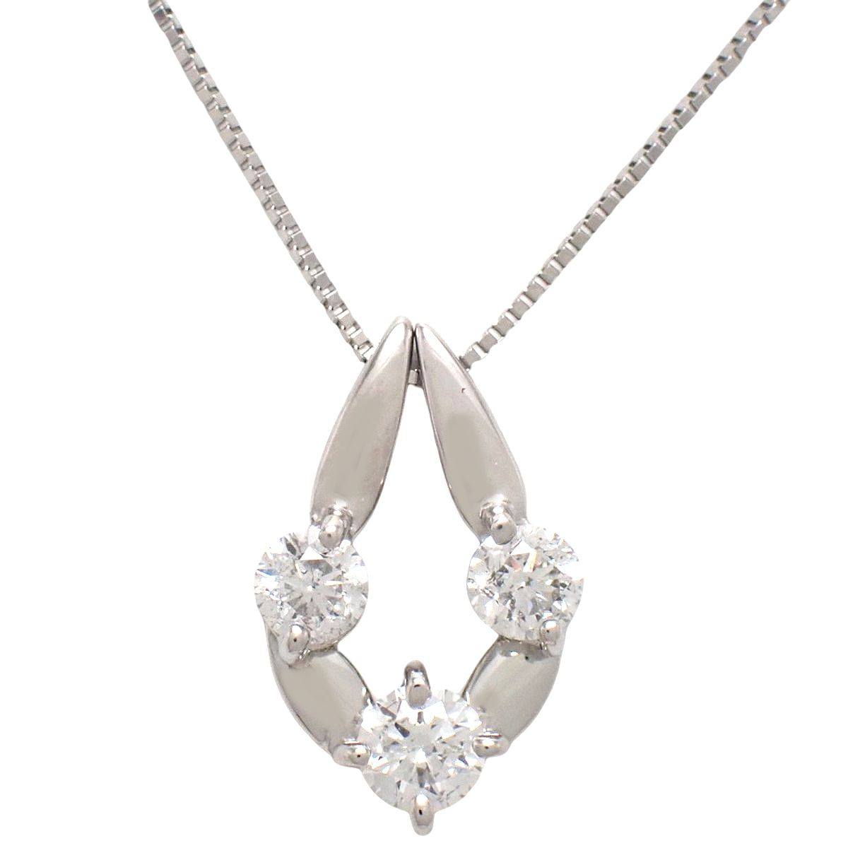 ダイヤモンド 2WAY ネックレス D0.507 プラチナ Pt850 Pt900 3.7g