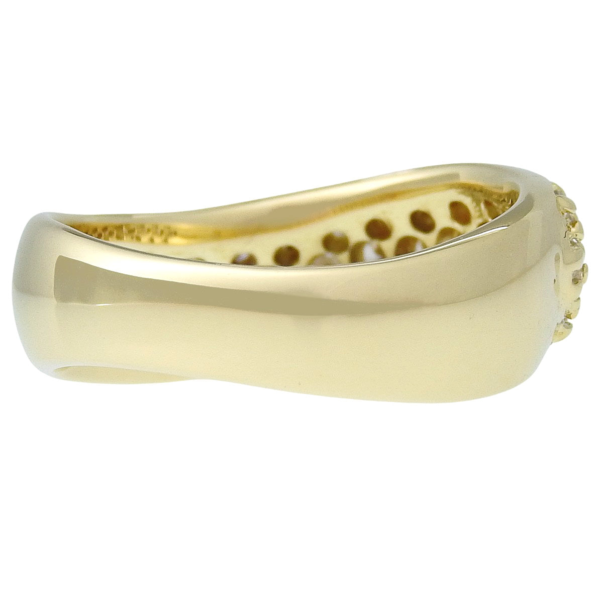Diamond ring D1.00 Yellow gold K18YG 6.6g
