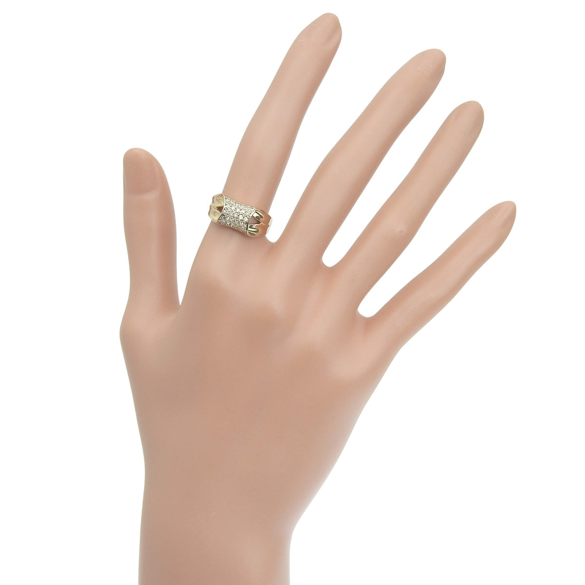 ダイヤモンドリング D0.30 ピンクゴールド K18PG