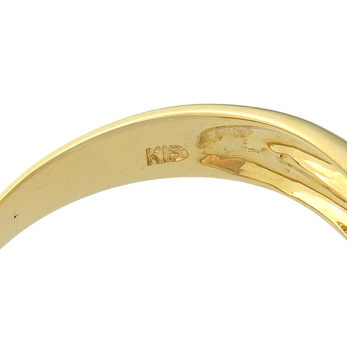 Diamond ring D0.50 Yellow gold K18YG 3.3g