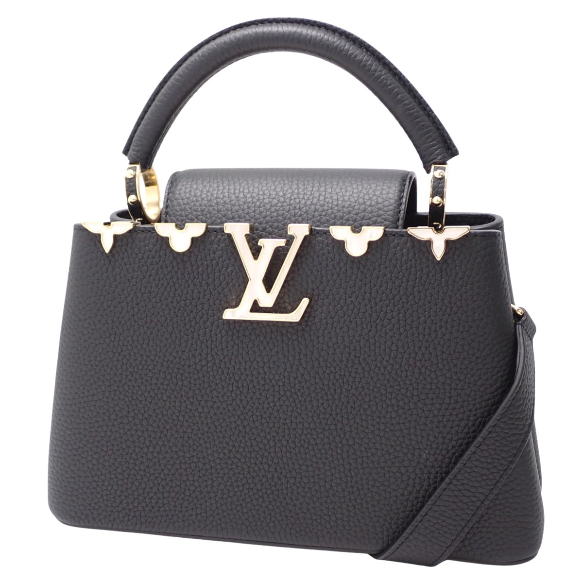 Capucines BB Taurillon 皮革 黑色 M25404