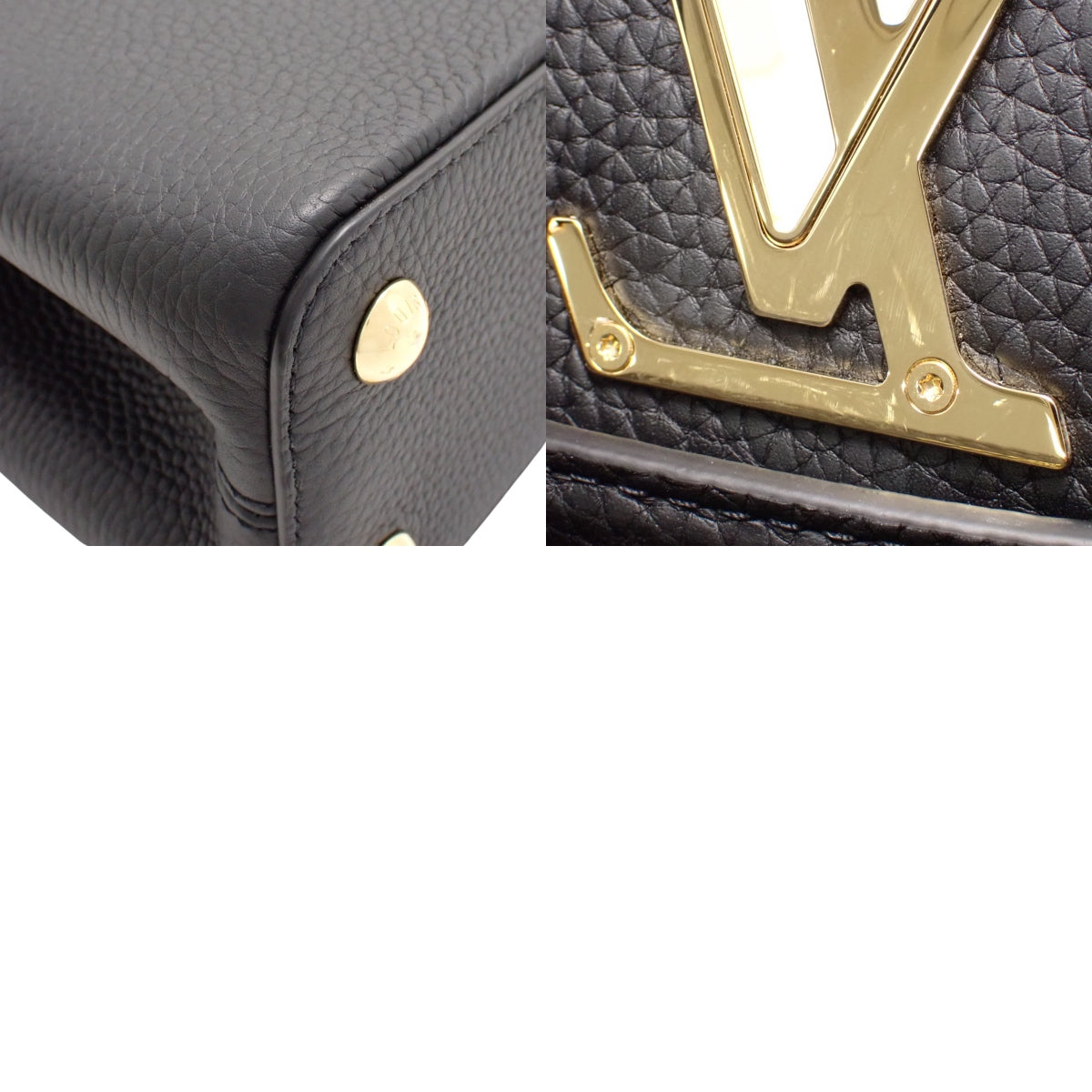 Capucines BB Taurillon 皮革 黑色 M25404