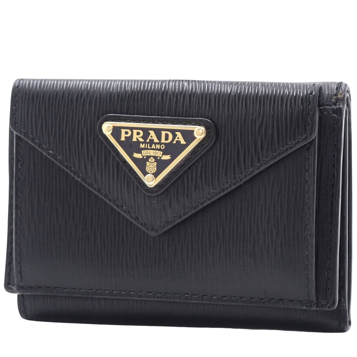 三つ折り財布 ヴィッテロムーブ NERO ネロ 1MH021