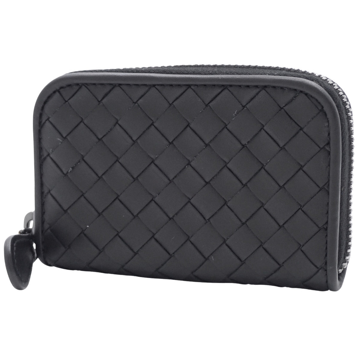 イントレチャート ラウンドファスナー コインパース カーフ ブラック