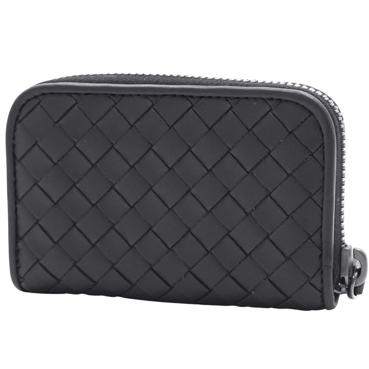 イントレチャート ラウンドファスナー コインパース カーフ ブラック