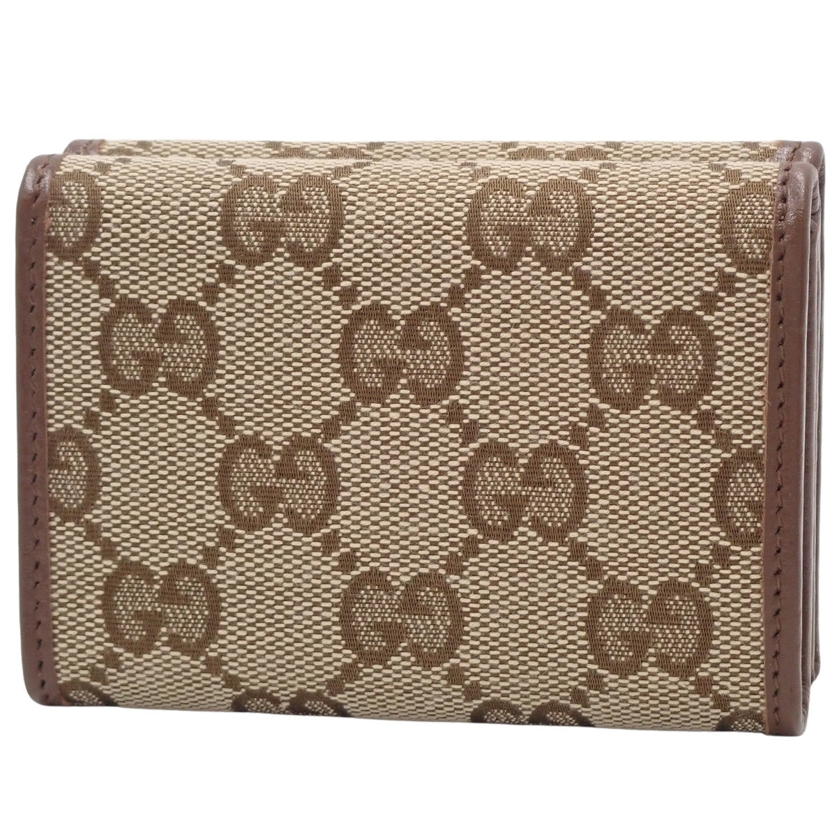 GGキャンバス ザ ハッカー プロジェクト ネオ クラシック ウォレット ベージュ ブラウン 681708 バレンシアガコラボ