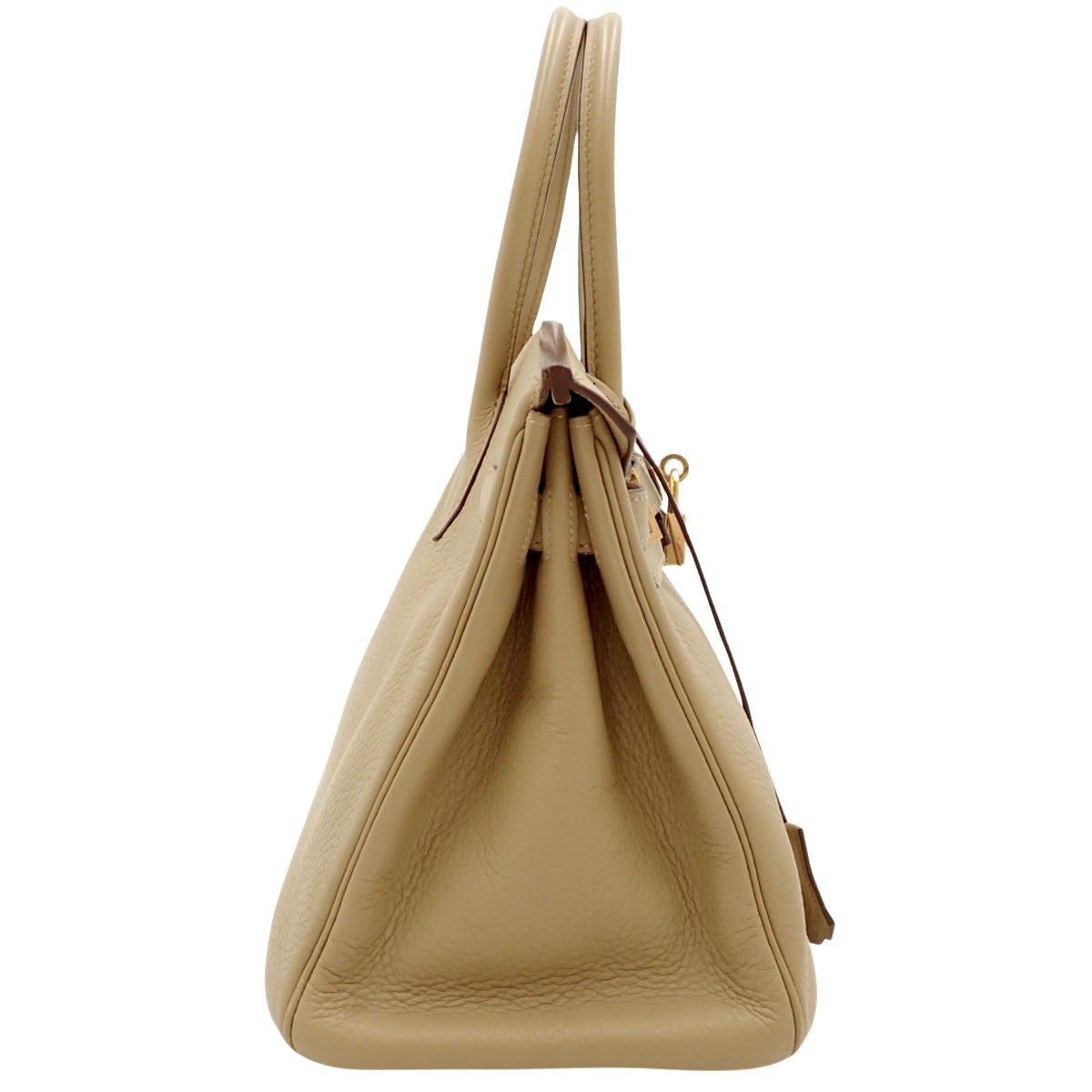 Birkin 30 in Taurillon Clemence leather with Poussieres and gold hardware, stamped L