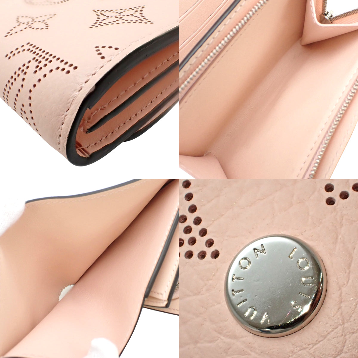 Monogram Mahina Portefeuille Iris Compact Jasmine Pink M82757