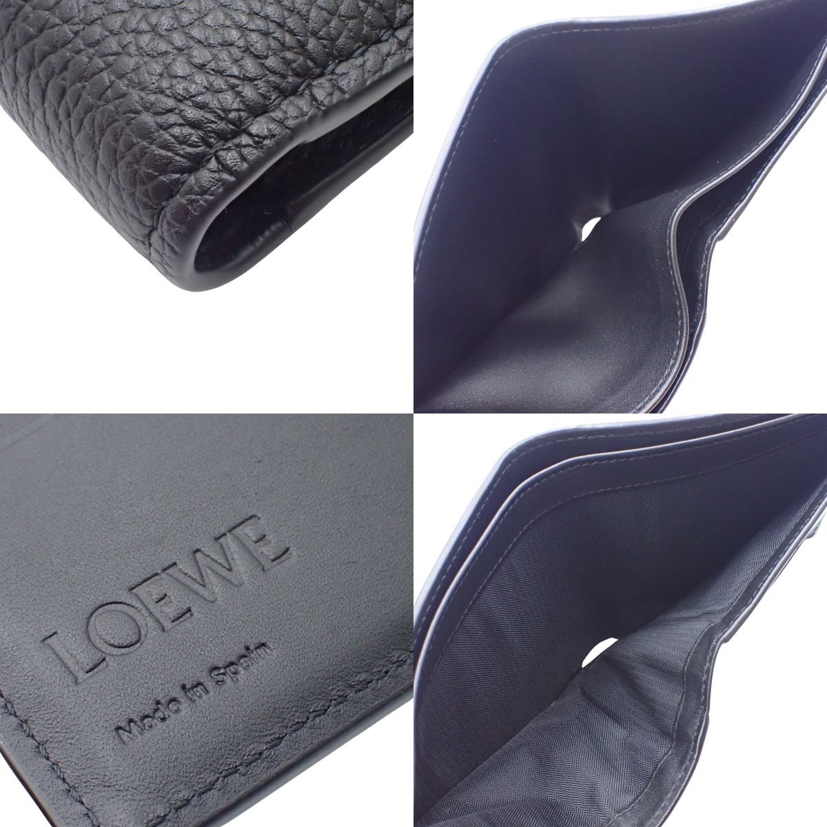 バイフォールド ウォレット カーフ ブラック C660302X05