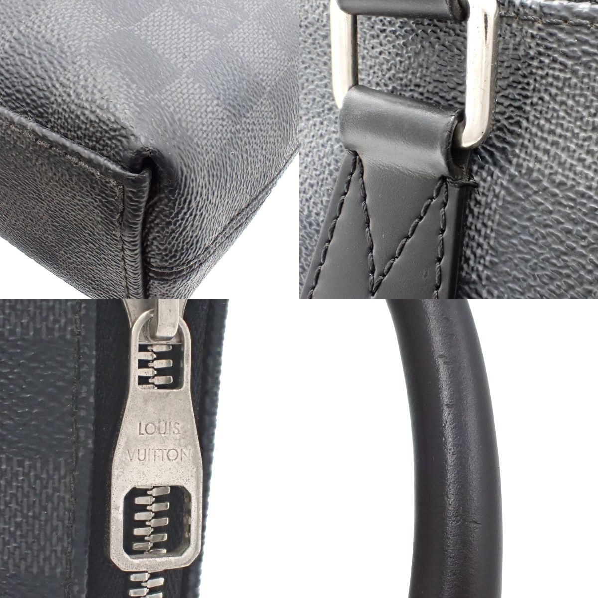 Damier Graphite Porte-Document Jour 黑色/灰色 N48224