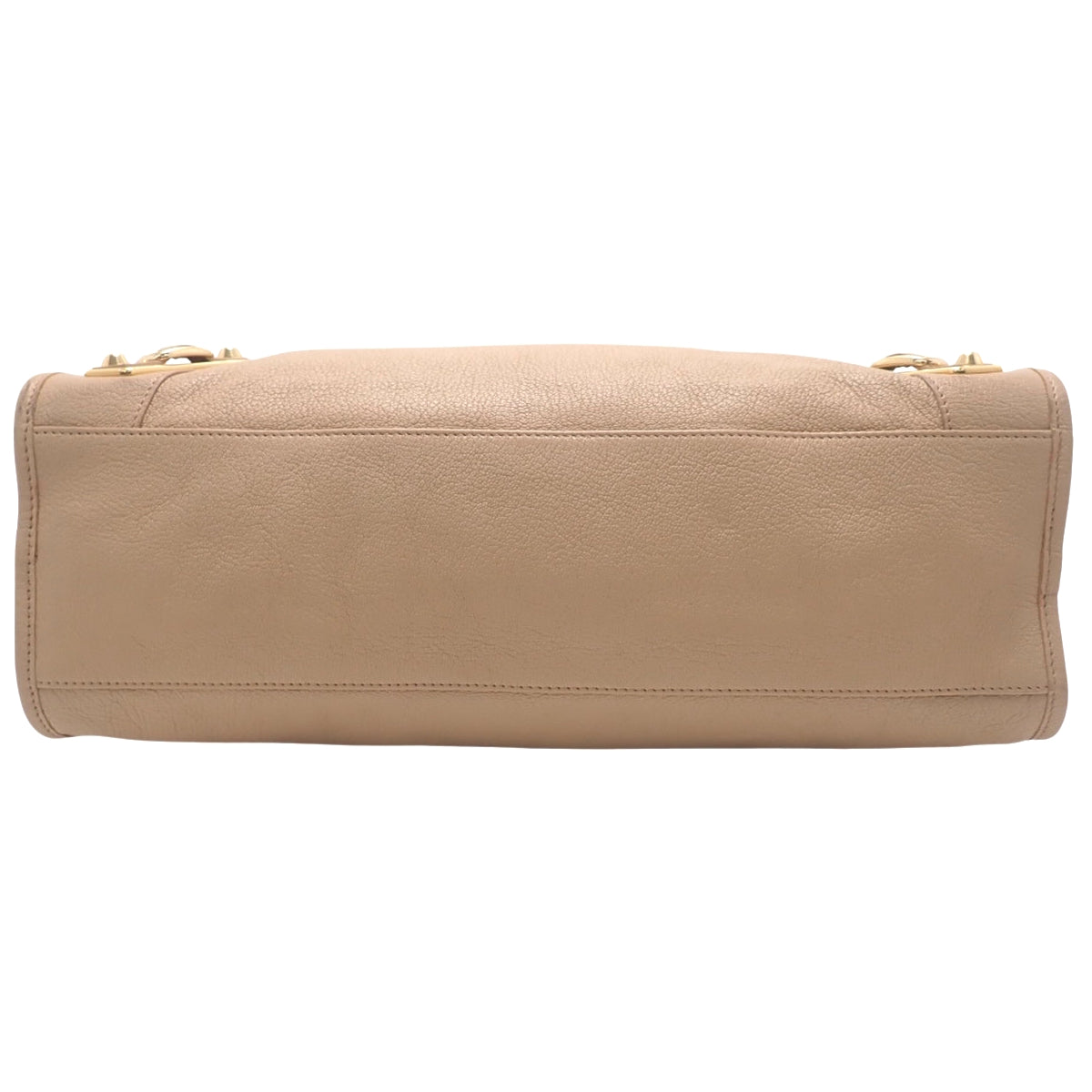 クラシック メタリックエッジ シティ レザー ベージュ 390154