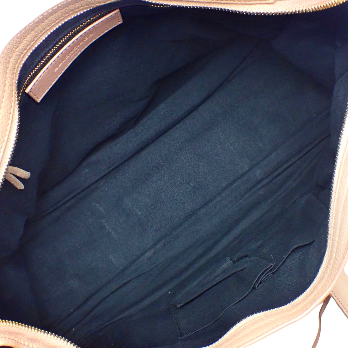 クラシック メタリックエッジ シティ レザー ベージュ 390154