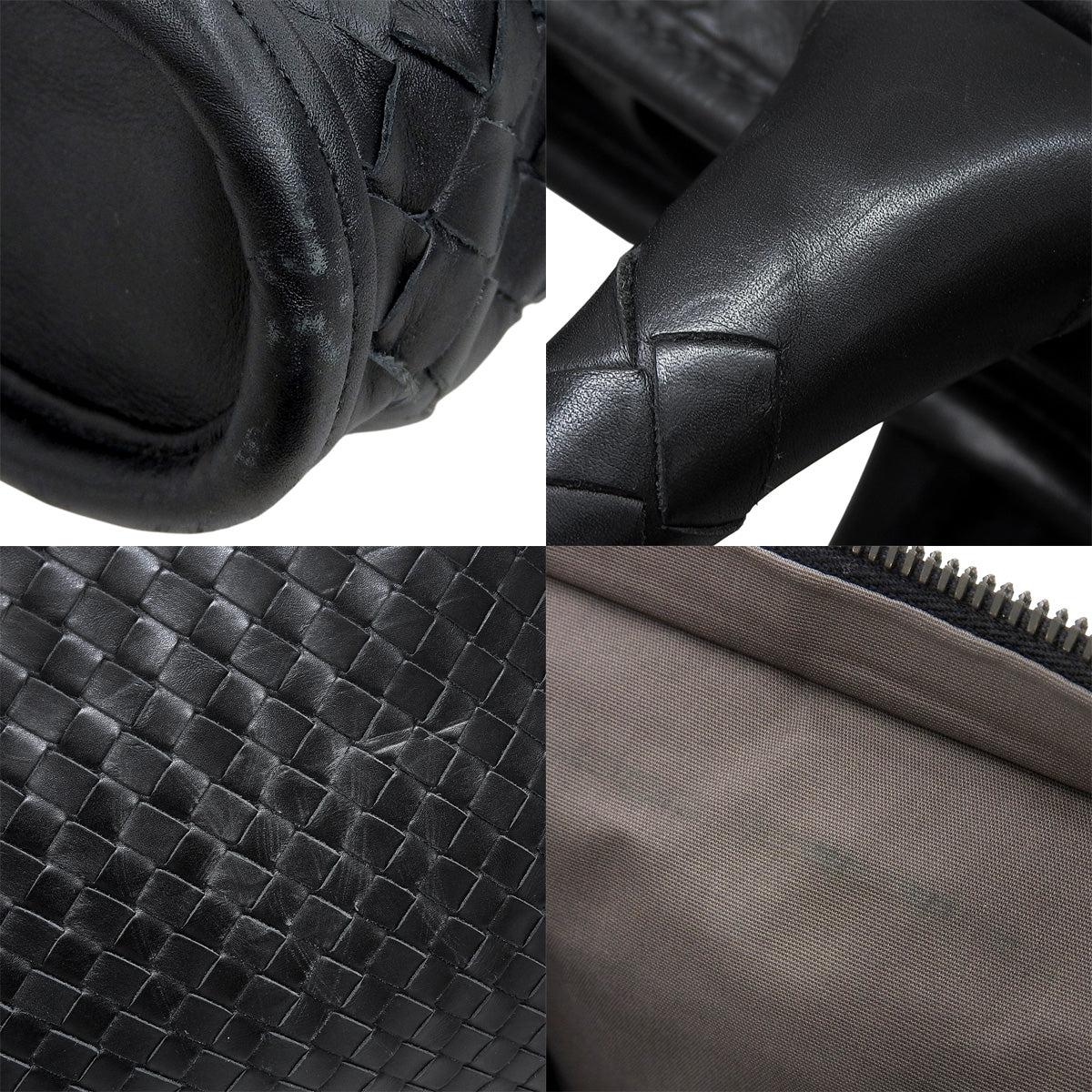 Intrecciato calfskin black 516110