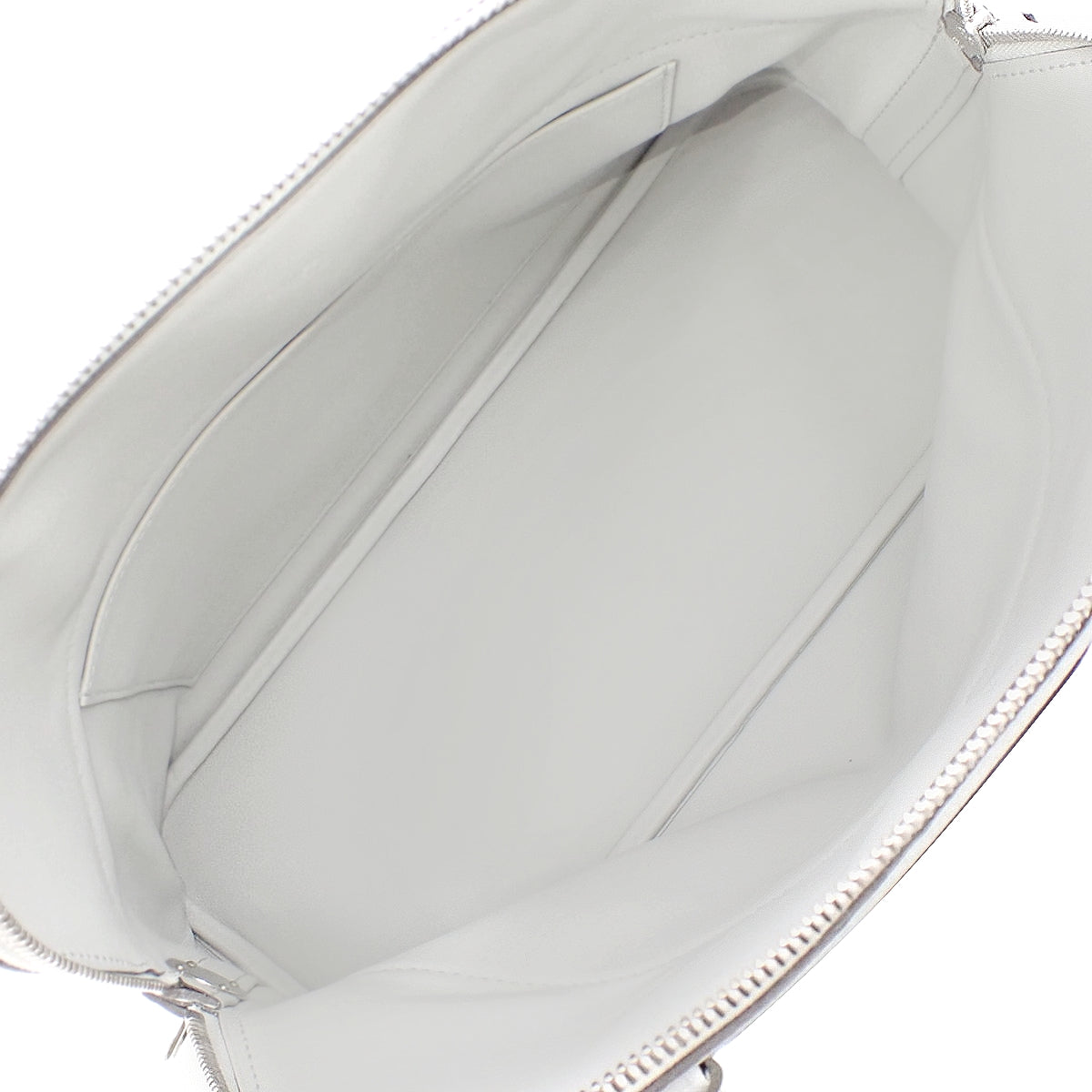 Bolide 31 Taurillon Clemence 蓝色浅皮革腕表，配银色五金件和 Y 字印记