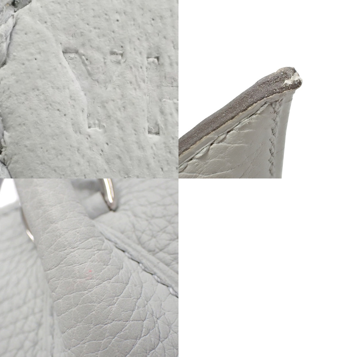 Bolide 31 Taurillon Clemence 蓝色浅皮革腕表，配银色五金件和 Y 字印记