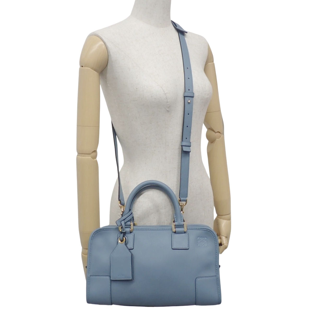 アマソナ28 カーフ ブルーグレー