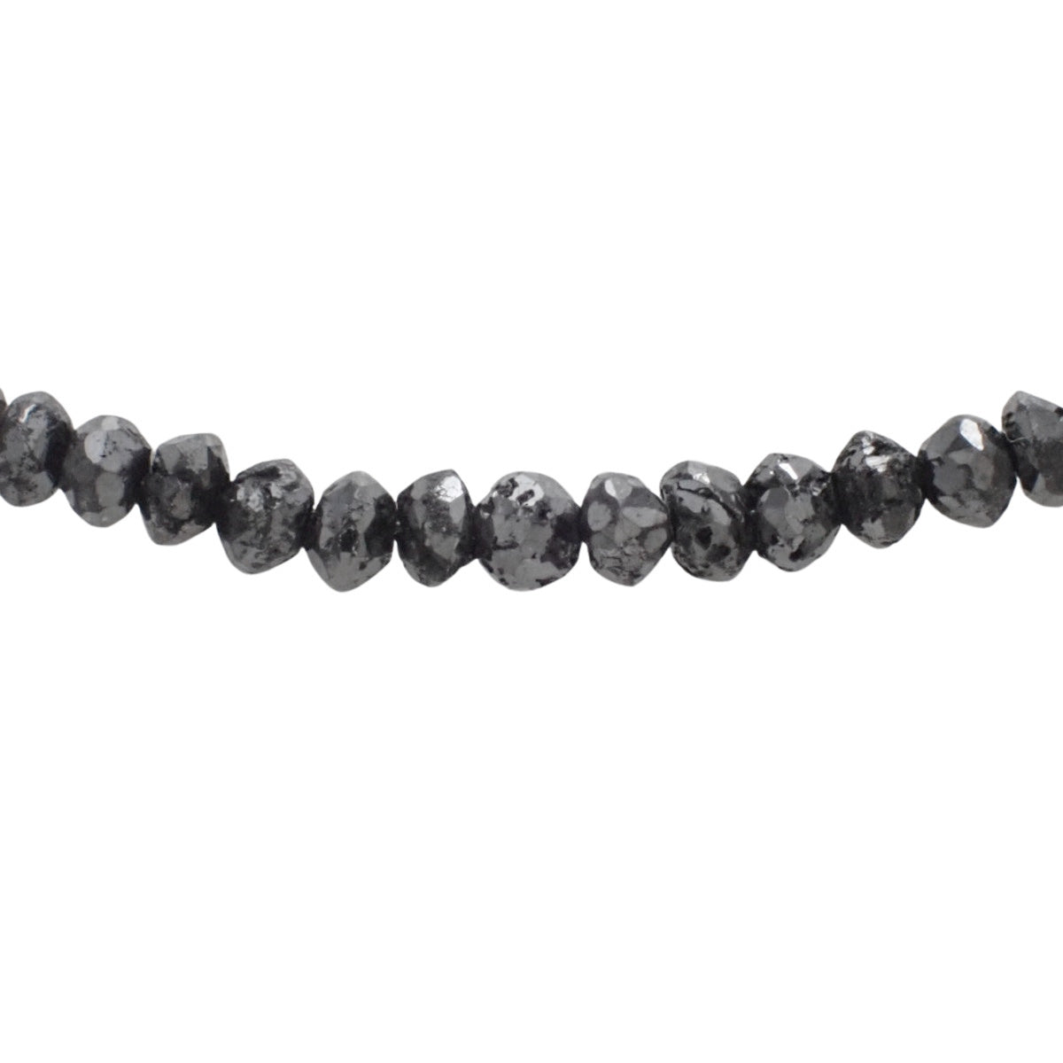 Black Diamond Necklace BD20.00 White Gold K18WG 4.9g