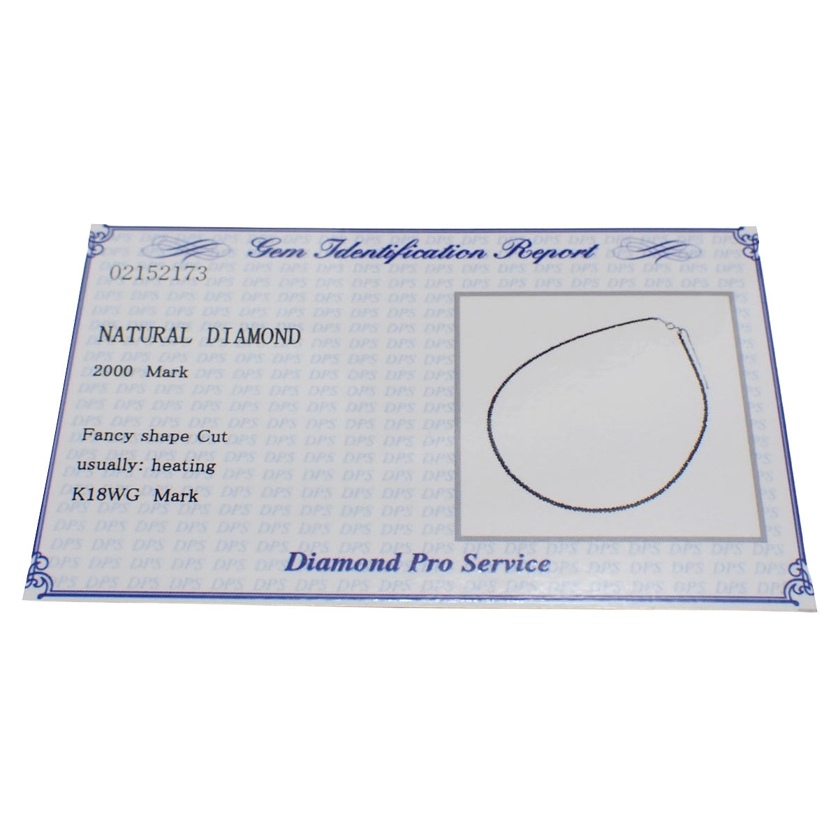 ブラックダイヤモンド ネックレス BD20.00 ホワイトゴールド K18WG 4.9g