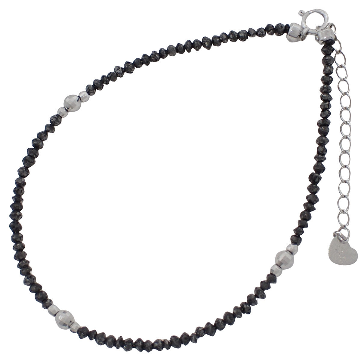 Black Diamond Bracelet Black Diamond BD5.00 K18WG 1.9g
