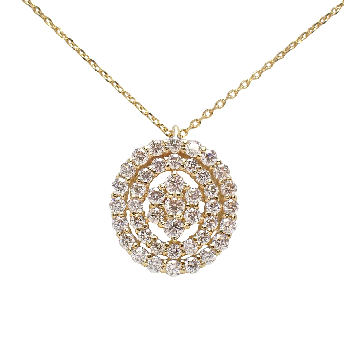 ダイヤモンド ネックレス D0.88 イエローゴールド K18YG 4.0g