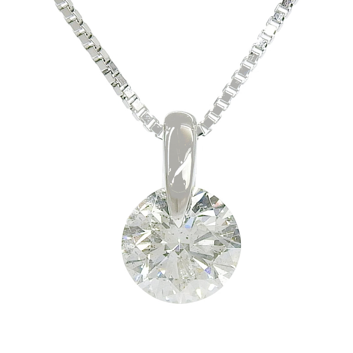ダイヤモンド ネックレス D1.050 プラチナ Pt850 Pt900 3.8g