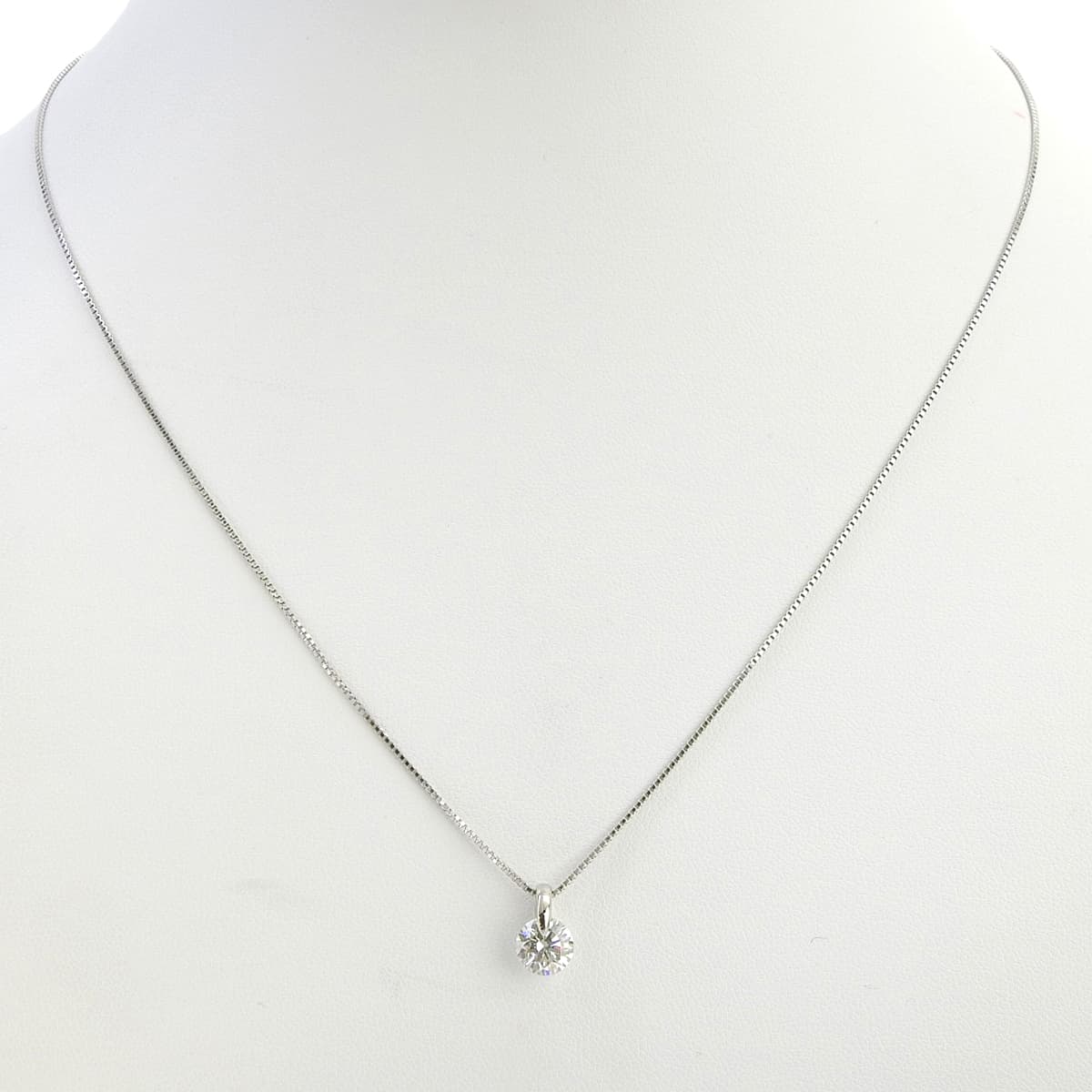 ダイヤモンド ネックレス D1.050 プラチナ Pt850 Pt900 3.8g