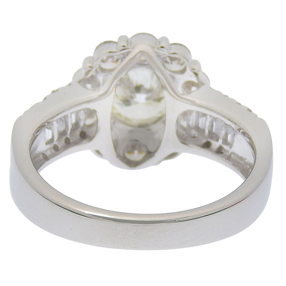 ダイヤモンド リング D1.036,1.10 プラチナ Pt900 7.8g