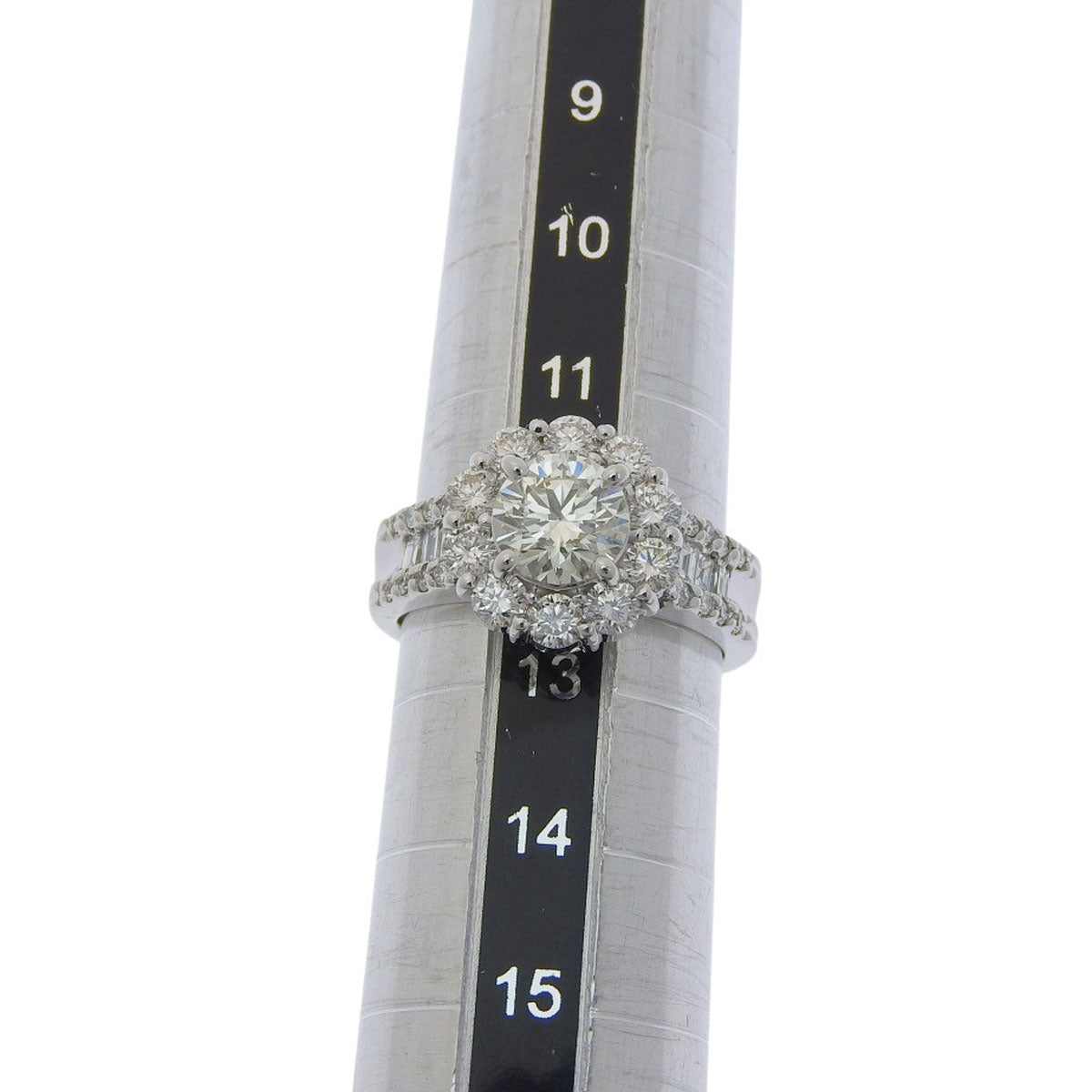 ダイヤモンド リング D1.036,1.10 プラチナ Pt900 7.8g