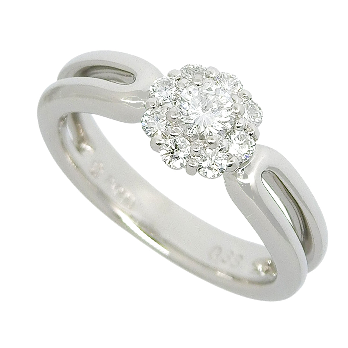 ダイヤモンドリング プラチナ Pt900 6.8g HOSHI no SUNA