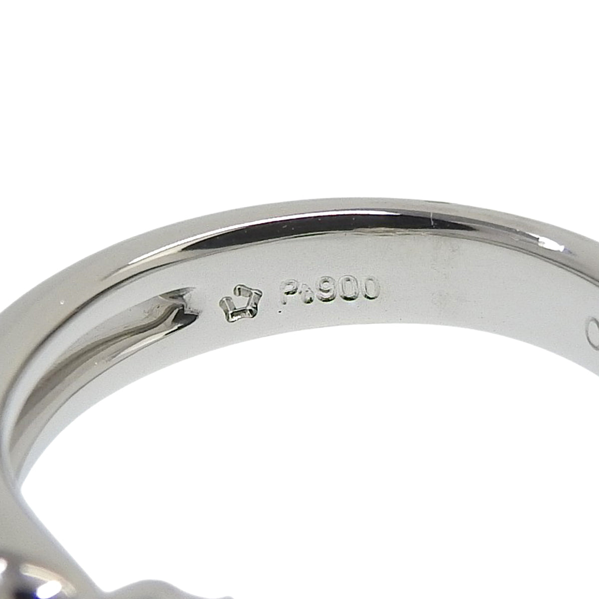 Diamond ring, platinum Pt900, 6.8g, HOSHI no SUNA