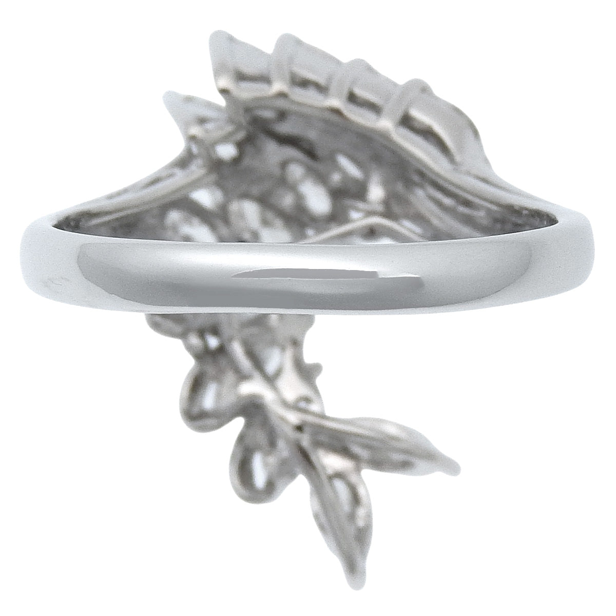Diamond ring D1.20 Platinum Pt900 7.3g