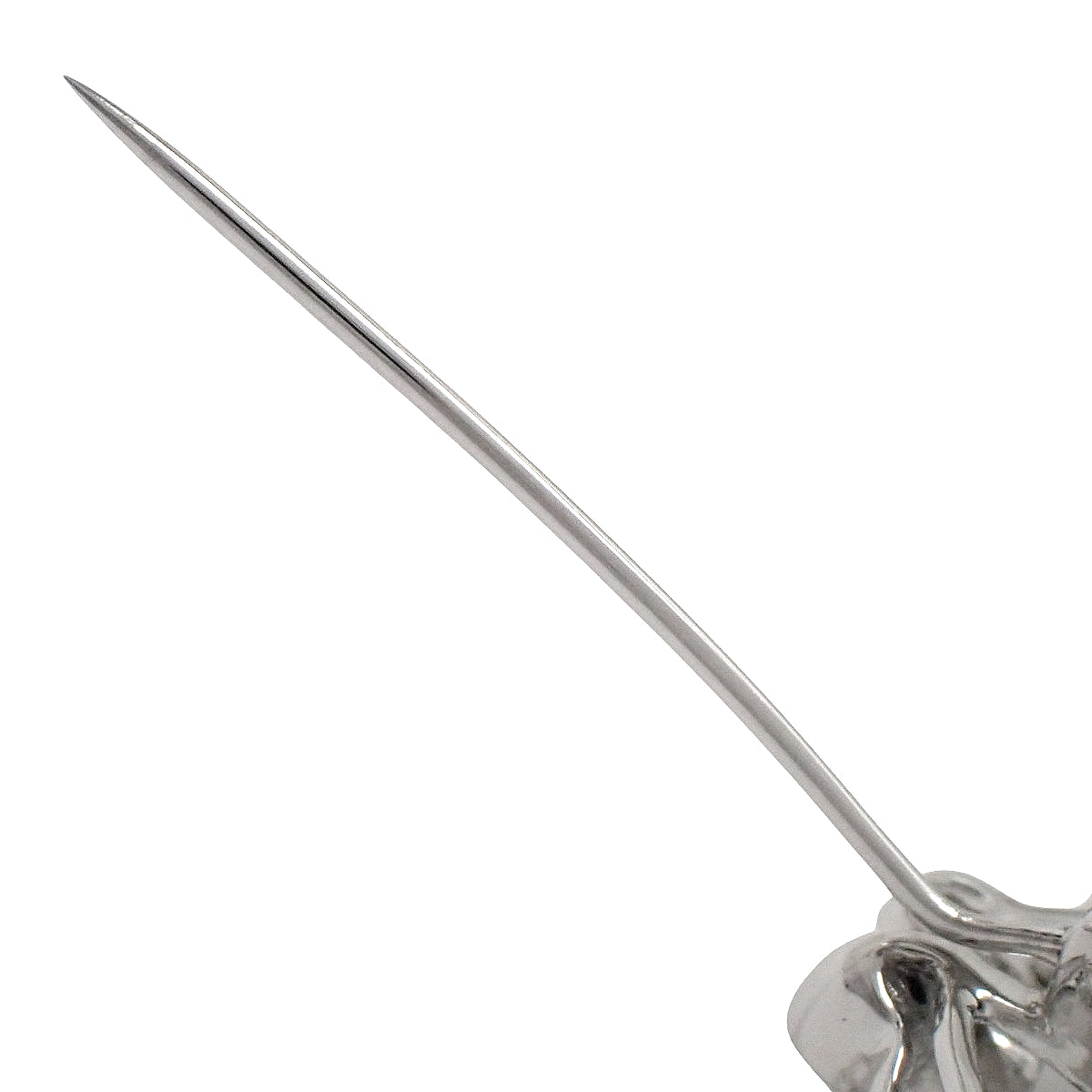 Diamond Brooch D1.02,0.17 White Gold K18WG 15.4g