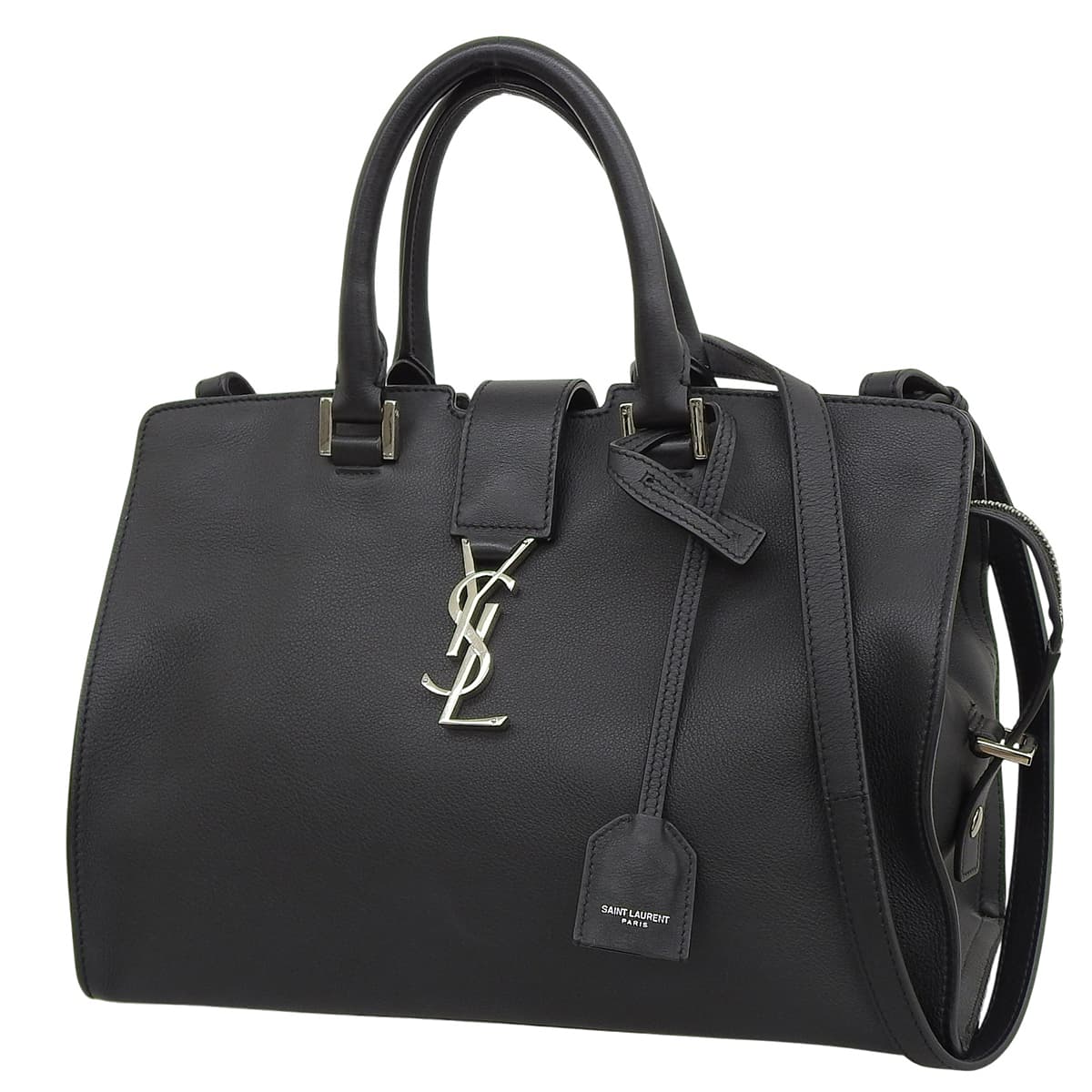 モノグラム カバス スモールバッグ カーフ ブラック 424869