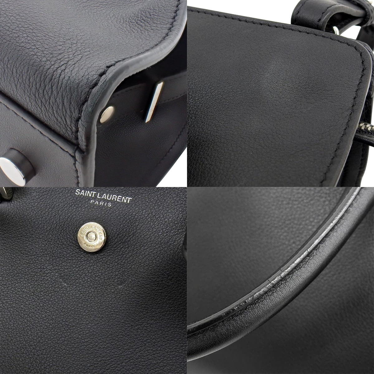 モノグラム カバス スモールバッグ カーフ ブラック 424869