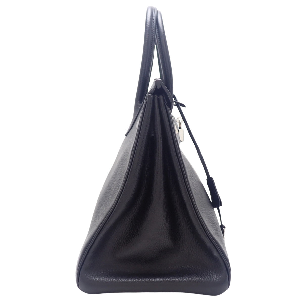 Birkin 35 Ardennes 黑色款，银色五金，D 字印记