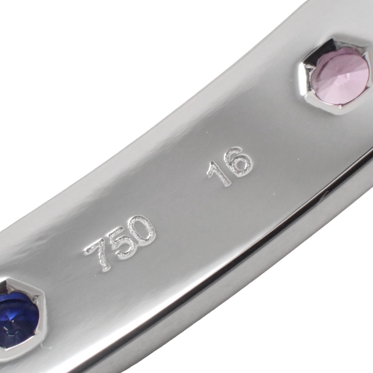 LOVE ブレスレット マルチストーン K18WG