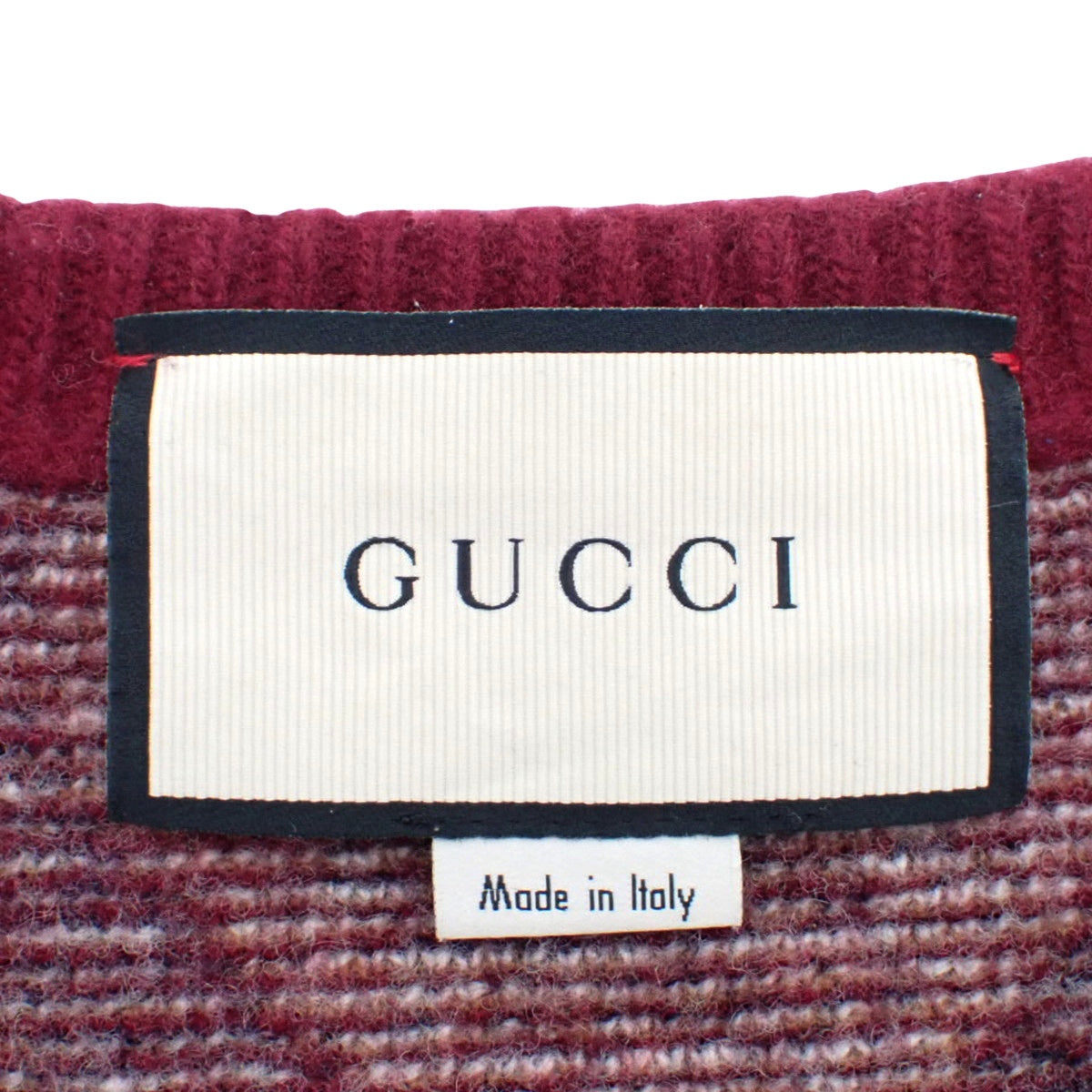 ホース アーガイル Vネック ニット 2022年 S