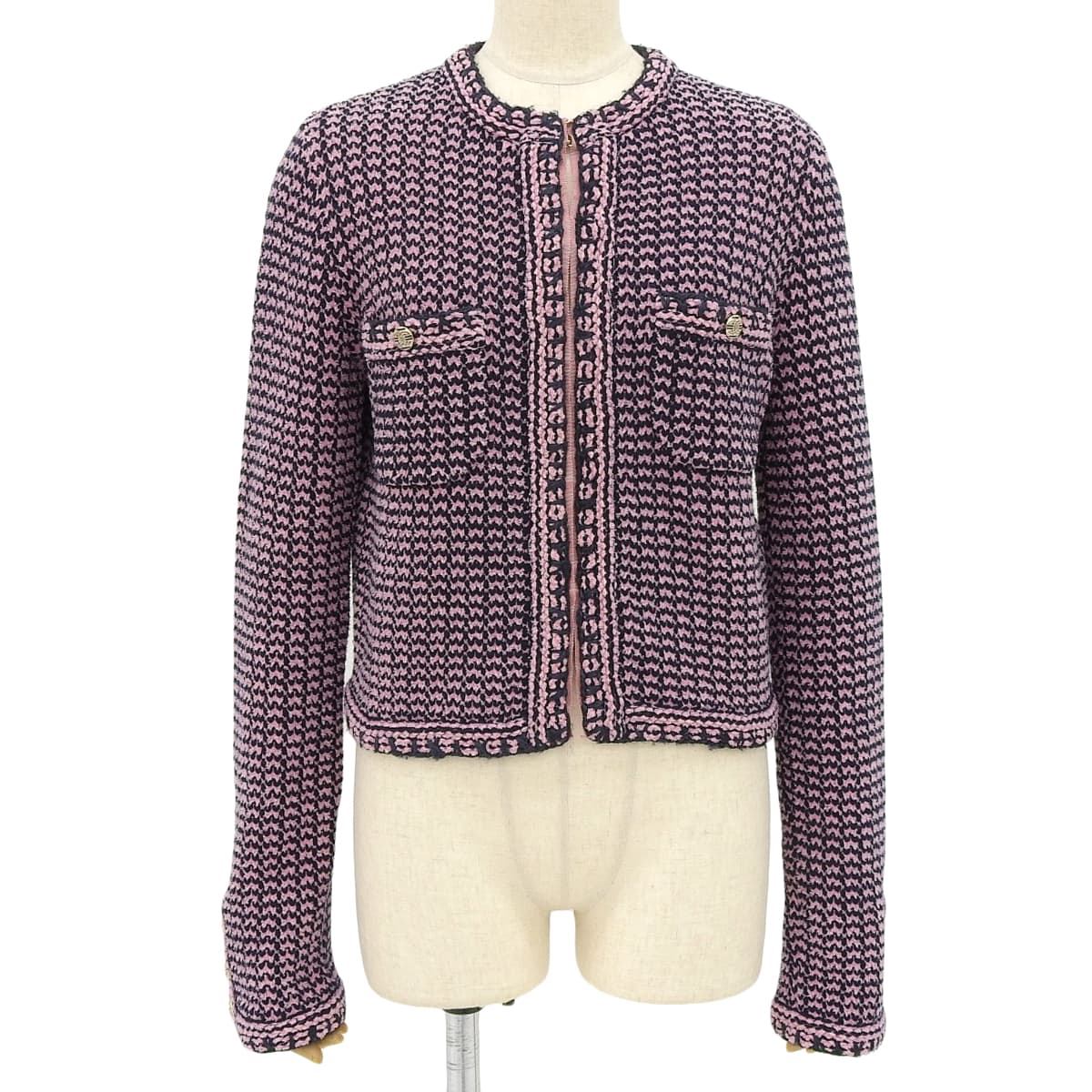 ココボタン ツイードジャケット 34 P70